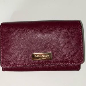Kate Spade Laurel Way Christine Wallet maroon red
